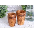 Olive Wood Cup - drinking cup & tooth mug » D.O.M