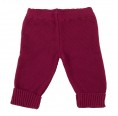 Organic Cotton Leggings with knit cuffs berry - babies & toddlers | Reiff