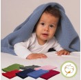 Organic Cotton Swaddle Blanket 80x95cm various colours » Reiff