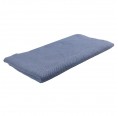 Organic Cotton Swaddle Blanket 80x95cm light blue | Reiff