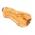 Olive Wood Serving Board with Leather Handles, Length 40-44 cm | D.O.M. 