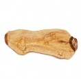 Olive Wood Serving Board with Leather Handles, Length 35-39 cm | D.O.M. 