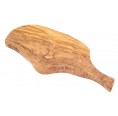 Olive Wood Cutting Board with Handle, rustic natural shape |  D.O.M.