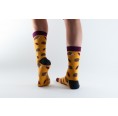 Mustard Yellow Bamboo Socks Gold Hedgehog » Doris & Dude