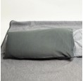 nahtur-design Eco-friendly Vein Pillow – Spelt Husks & Linen Pillowslip anthracite