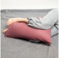 nahtur-design Eco-friendly Vein Pillow – Spelt Husks & Linen Pillowslip lila