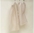Set of 3 Organic Linen Mesh Laundry Bags » nahtur-design