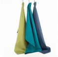 Eco-friendly Linen Plain Tea Towels Moss & Teal & Blue » nahtur-design