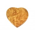 D.O.M. Olive Wood Cutting Board in Heart Shape 22x20 cm