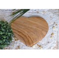 Heart-shaped cutting board, olive wood » D.O.M.