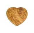 Kids Cutting Board “Heidi” heart shape, olive wood | Olivenholz erleben