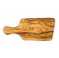 Olive Wood Breakfast Board with Handle & Engraving » D.O.M.