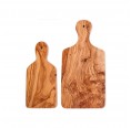 Olive Wood Breakfast Board with Handle, 2 sizes » D.O.M.