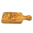 Olive wood chopping board with handle | Olivenholz erleben