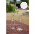 Glass Planter Bulb Vases with low top & Flower of Life Ø 90 mm from Small-Greens