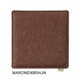 Brown Seat Cushion vegan Square Violan® Premium | Metz