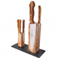 Olive wood knife holder DOUBLE | D.O.M.