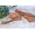 Egg Spoon made of Olive Wood 6-part set » D.O.M.