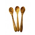 3 Olive Wood Deep Tablespoons at a discount » D.O.M.