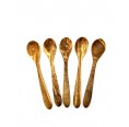 5 Olive Wood Deep Tablespoons at a discount » D.O.M.