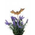 Olive Wood Flower Plugs, Halloween Bat » D.O.M.