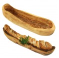 Rustic Olive Wood Bread Bowl | Olivenholz erleben