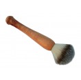 Vegan Rouge Brush synthetic hair & handle of olive wood | D.O.M.