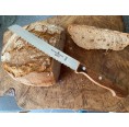 D.O.M. Olive Wood Bread Knife & Schwertkrone Blade