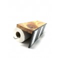 Self-Adhesive Olive Wood Kitchen Roll Holder LUXURY » D.O.M.