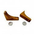 Set of 2 Magnetic Soap Holder BRIDGE, olive wood » D.O.M.