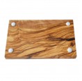 Bottom of olive wood soap tray | D.O.M. 