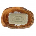Olive wood soap dish with gravel bed | D.O.M.
