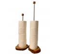 Toilet Paper Stand Storage Olive Wood 4-6 rolls » D.O.M.