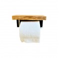 Strong toilet paper holder with Olive Wood Shelf » D.O.M.