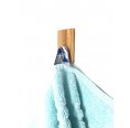 Rectangular Olive Wood Towel Hook JACK – without drilling » Olivenholz erleben