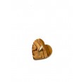 Heart-shaped Hook BRUCE Olive Wood & Stainless Steel » Olivenholz erleben