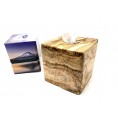 D.O.M. Face Tissues Box, olive wood