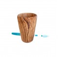 Toothbrush Cup Olive Wood large » D.O.M.