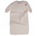 Organic Fleece Baby Sleeping bag with sleeves, natural | Reiff