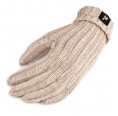 00% Alpaca Gloves for Women, beige | AlpacaOne