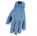 Women's Gloves Sara from 100% Alpaca, baby blue | AlpacaOne