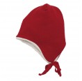 Ear Flap - Baby Beanie burgundy - Hat made of Merino Wool | Reiff