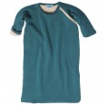 Winter Sleeping Bag with Sleeves, caribean blue - Organic Wool | Reiff