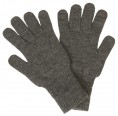 Organic Wool full-fingered Unisex Gloves, stone » Reiff