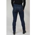 Eco Cotton drainpipe jeans dark blue | bloomers