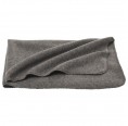 Organic Fleece Swaddling Baby Blanket of merino wool, rock grey