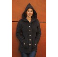 Women Eco Hooded Fleece Jacket - Merino Wool | Reiff