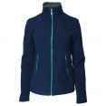 Women Fleece Jacket Aspen, Organic Wool, navy | Reiff