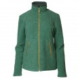 Women Fleece Jacket Aspen, Organic Wool, sage | Reiff