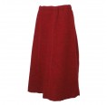 Organic wool skirt rubin | Reiff Strickwaren